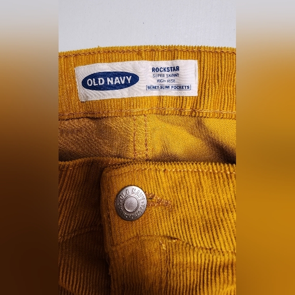 Old Navy, Cordury, Fall Marigold, 10P, High Rise Skinny pants - Picture 2 of 7